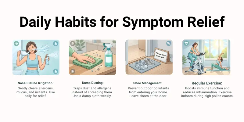 Prevention of Allergic Rhinitis - Daily Habits for Symptoms Relif